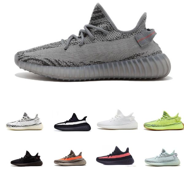 

2019 quality best offersa V2 static men butter sesame gray black women designer shoes eur 36-45