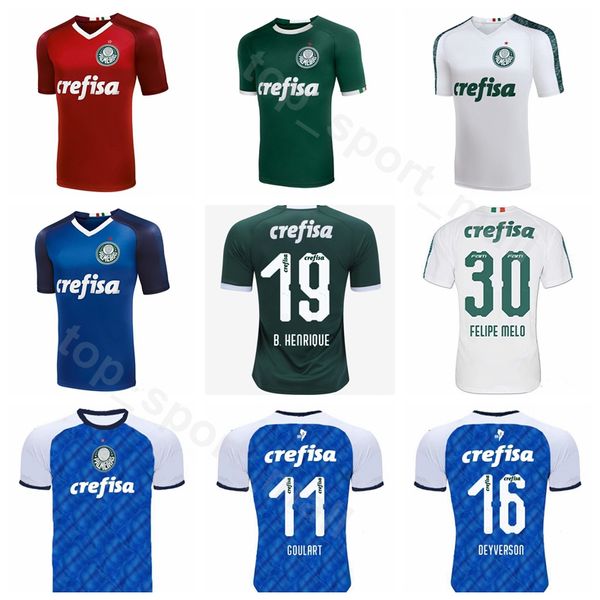 

2019 2020 palmeiras soccer 18 guerra джерси мужчины хозяева away 20 лукас лима 17 джиан 33 ​​иисус 1 прасс футбольная рубашка комплекты униф, Black;yellow