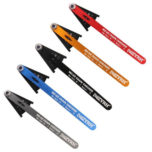 

multi-functional bicycle bike chain checker wear indicator measuring instrument gauge repair checker road bike accessories