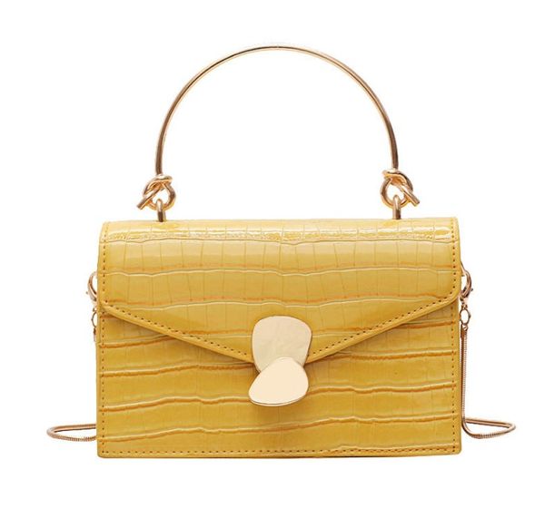 

women fashion stone pattern pu leather shoulder messenger bag lady crossbody mini bag female crown evening bags with chain