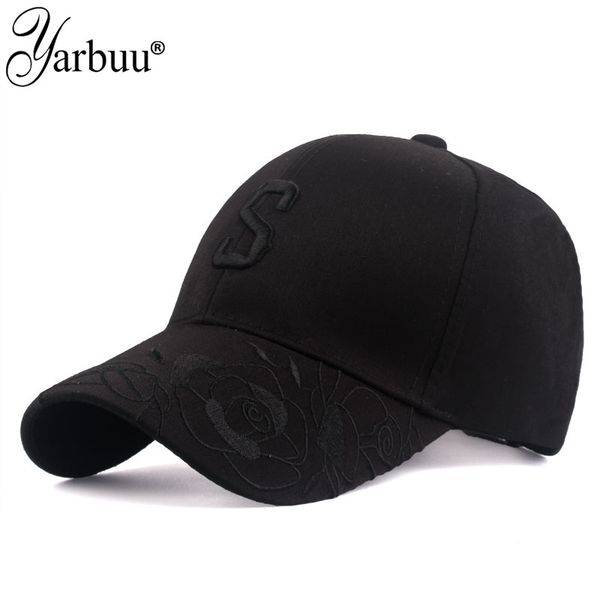 

yarbuu] 2020 new brand baseball caps women lady flowers embroidered hat adjustable casual snapbacks cap letter casquette caps, Blue;gray