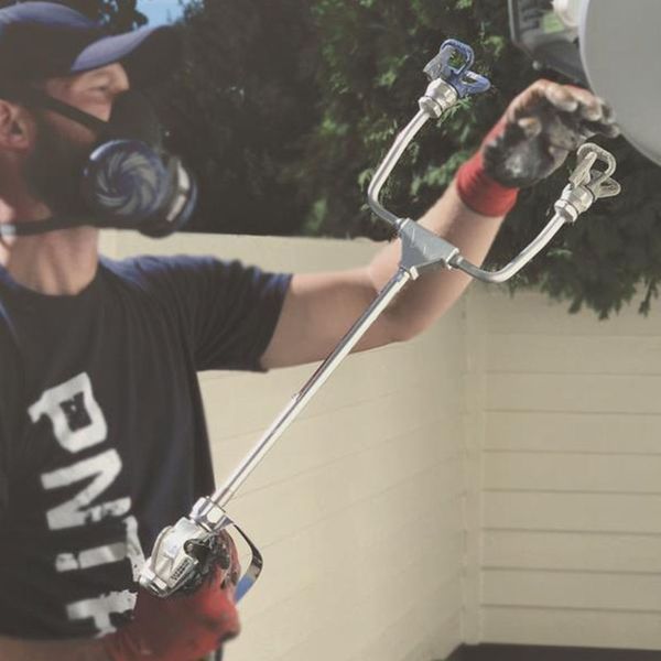 

double head painter spray extension high pressure magical stick painter professional airless spray tip gun sprayer tools