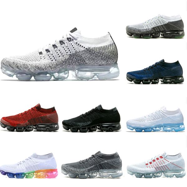 

2019 rainbow 1.0 mens running shoes black white blue red women trainers sneakers outdoor sports shoes 36-45