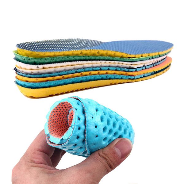 

5 pairs insoles flatfoot foot pad care insole deodorant insole replacement honeycomb design keep feet dry odor control #1, Black