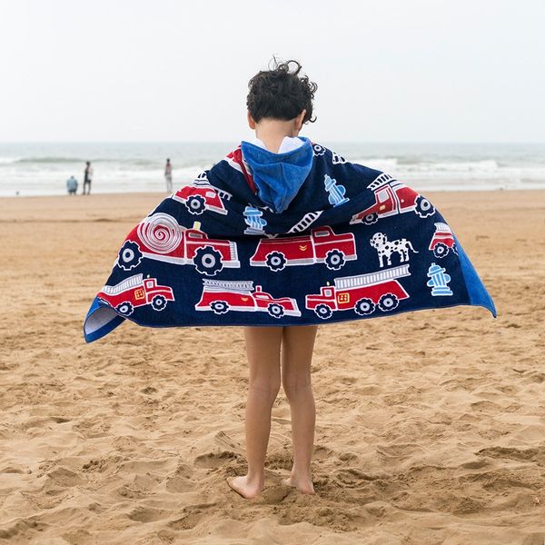 

drying cloak hooded gym bathroom travel sport swimming towel cartoon cotton baby products children's bath towel