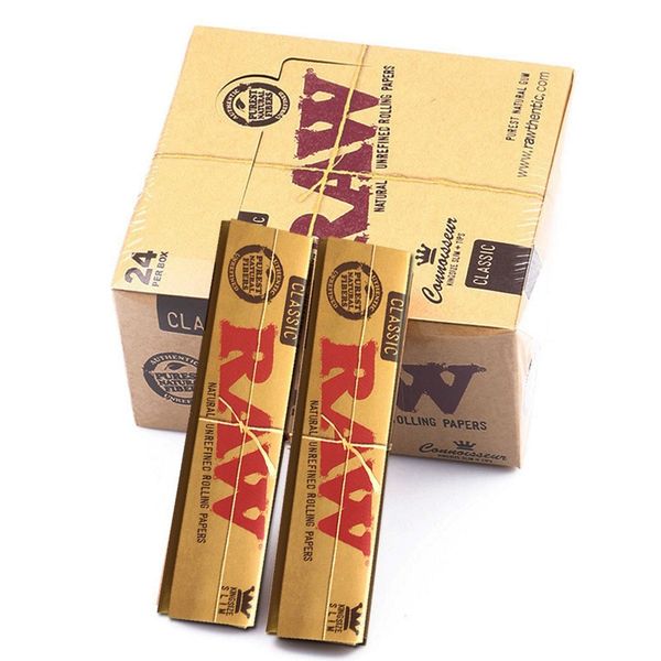 

32pcs/set Tobacco Smoking Cigarette Rolling Paper Booklet Roll Cigarettes Papers Classic Native Imitation Raw Paper