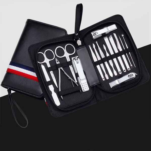 

stainless steel 16pcs nail nail scissors files beauty scissors manicure tools care kits beauty hand tools sets ng