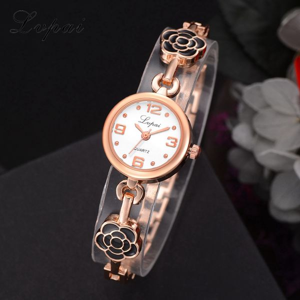 

lvpai flowers bracelet watch relogio masculino reloj chaude de mode de luxe femmes montres femmes watch dropship lp358, Slivery;brown