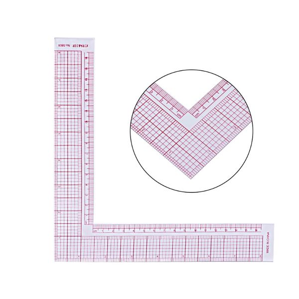 

новые пластикового шитье площади кривой линейка tailor drawing craft tool diy поставка инструмент sep26, Black