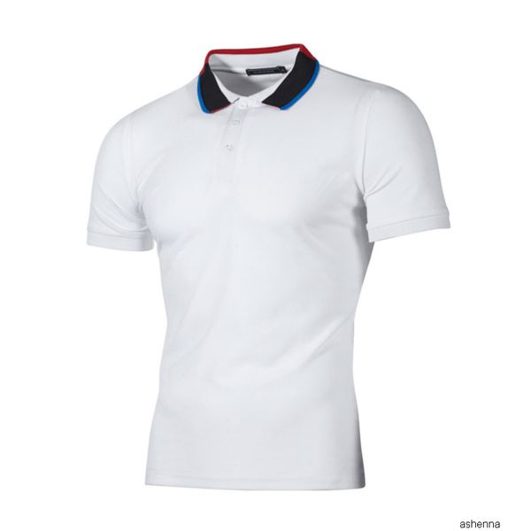 

mens designer simple stripes men color luokou design leisure polo short sleeve t shirtvo9j1riz, White;black