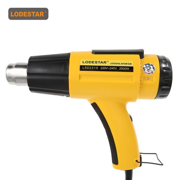 

lodestar 2000w electric air gun with lcd display 220 - 240v air blower heat gun melting tools