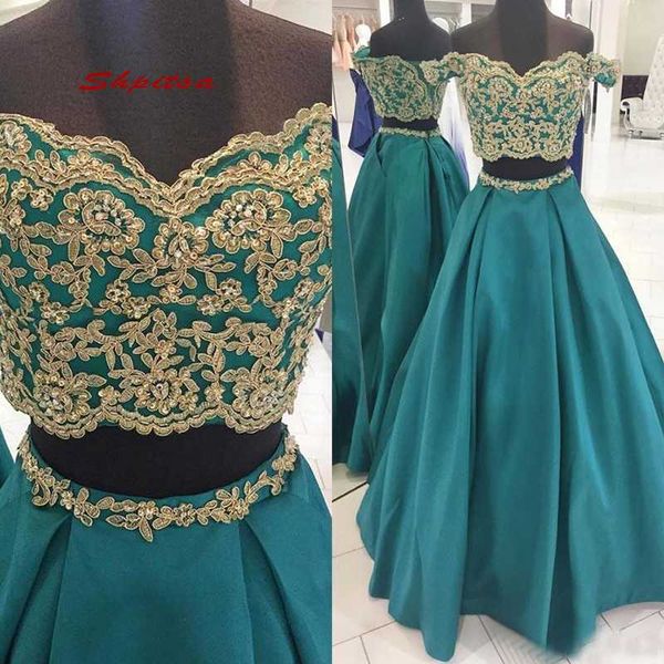 

elegant long evening dresses party plus size satin a line women two 2 piece prom formal evening gowns dresses, White;black