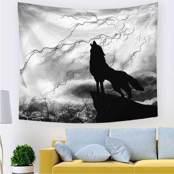 

fashion animal tapestries hanging cloth decorative cloth factory direct customizable