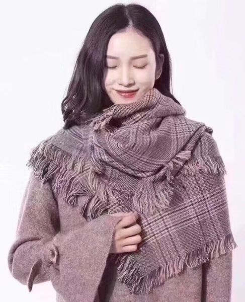 New Arrival Plaid Cashmere Scarf