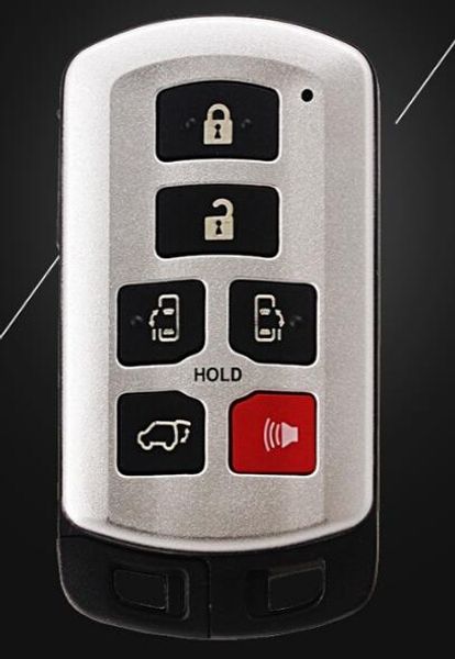 

высокое качество авто ключ для toyota key cover сиенна крышка 5 + 1 кнопка дистанционного ключа оболочки