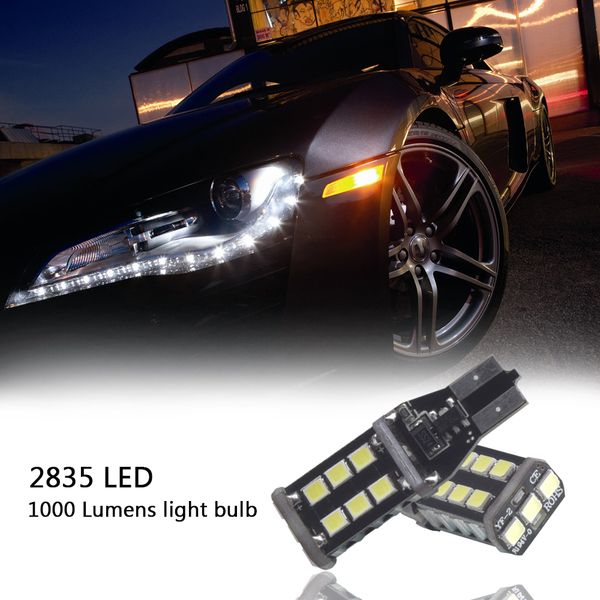 

t15 w16w 2835 led car tail bulb super bright 15 smd brake lights auto backup reverse lamp dome light
