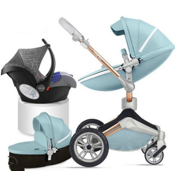 

baby stroller high landscape can sit reclining fold