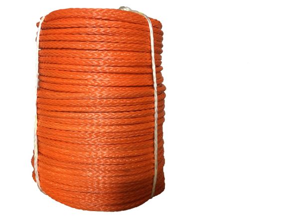 

4mmx500m orange synthetic winch rope string line 12 strand off-road uhmwpe cable towing rope for board/atv/utv/suv/4x4/4wd