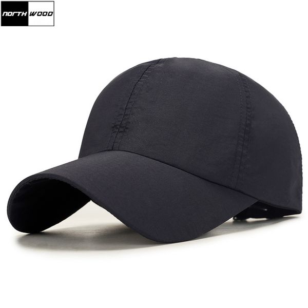 

northwood] 2019 solid quick drying summer baseball cap men snapback hat summer for women outdoor casquette fitted hats, Blue;gray