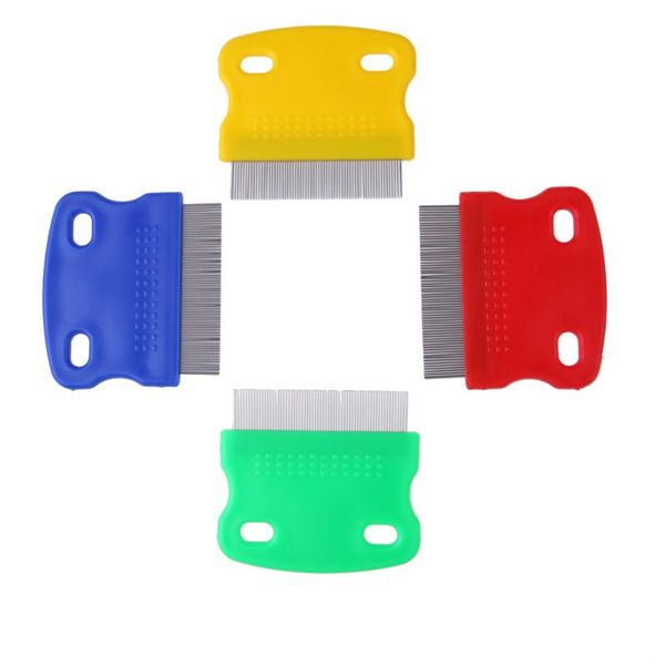 

pet flea comb steel pin brush for dog cat kitten hair trimmer grooming tool