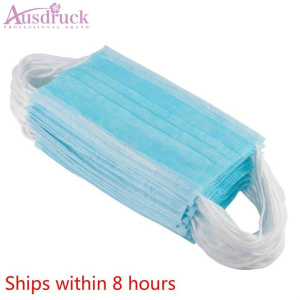 

5/10/20/50/100pcs anti-dust safe breathable mouth mask dental disposable ear loop face surgical hypoallergenic masks anti virus mask ce