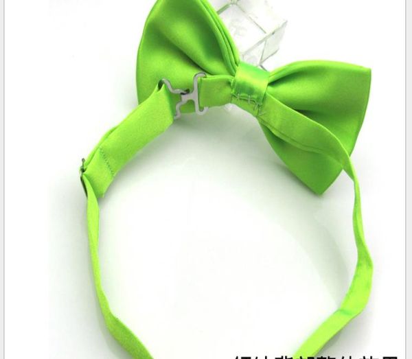 

2019 double tie men's business dress tie pure sedan korean bow, Blue;purple