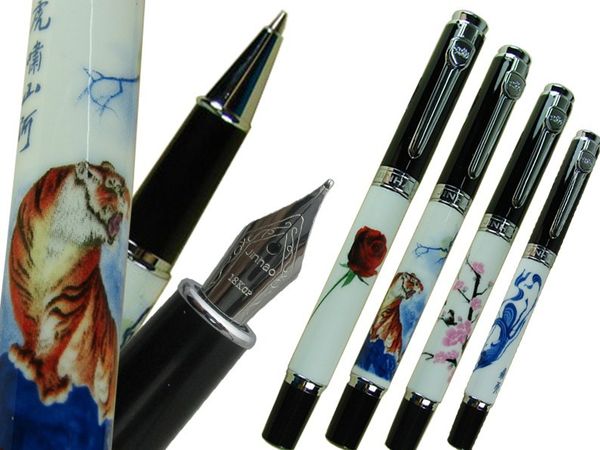 

fountain pen or rollerball pen porcelain 4 color to choose from jinhao 8802 standard pens stationery ing
