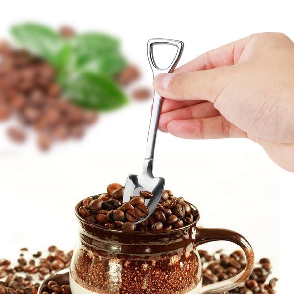 

shovel shape spoon for bar party home tableware tea coffee spoon stainless steel ice cream dessert spoon other dinnerware