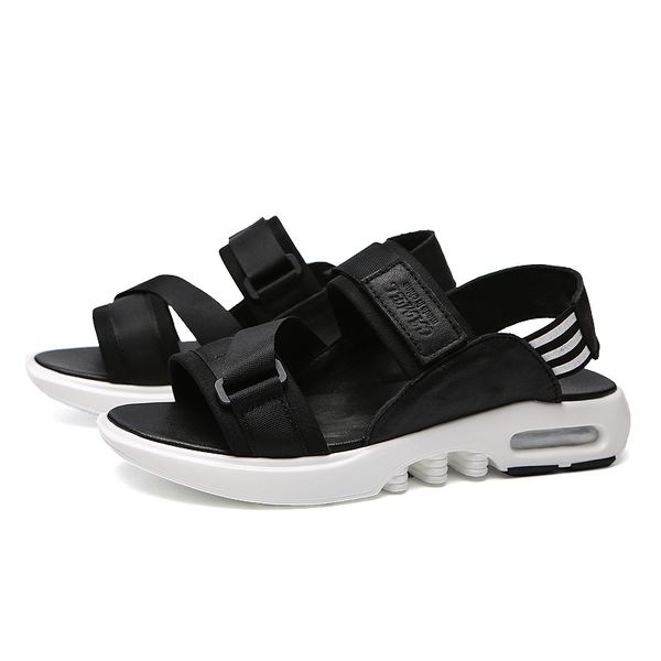 

transpirables playa rope sandali roman slide rasteira man sandalia vietnam sandalsslippers rubber sandalias summer casa for ete, Black