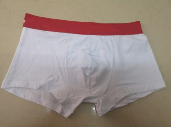 

designer men underpants male boxers men's underpants cotton letters print underwear 6 colors, Black;white