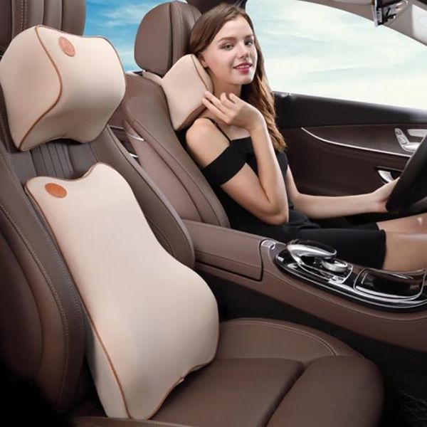 

car headrest memory cotton car pillow neck pillow waist waist pad supplies