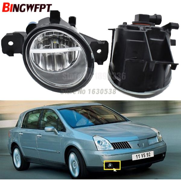 2x Frente LEVOU Luzes de Nevoeiro Para Renault Vel Satis 2001-2009 Auto bumper Lâmpada H11 Halogênio Car Styling Light Bulb