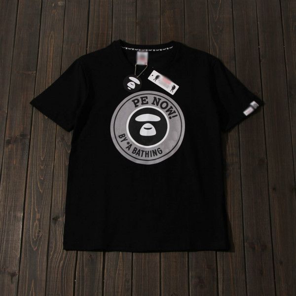 

20/aape luxury designer men tshirt casual large heels cotton summer reflective blouse private business glasses sweatshirt curre selling top, White;black