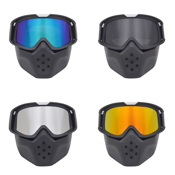 

vintage motorcycle helmet goggles mask motocross windproof protection glasses