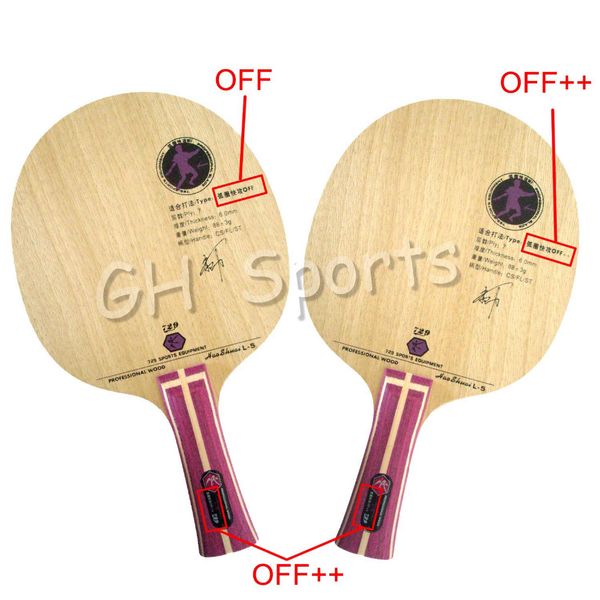 

ritc 729 friendship haoshuai l-5 (l5, l 5) professional wood off++ table tennis blade for pingpong racket