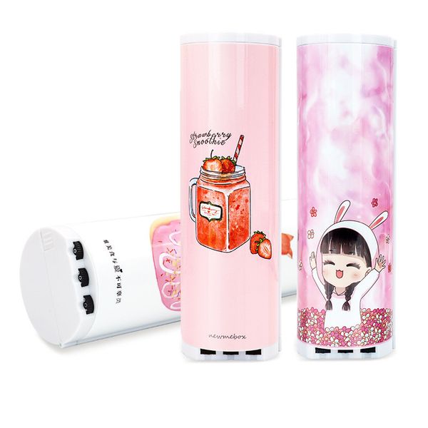 

mechanical lock newmebox pencil case cat estojo escolar kawaii school supplies estuche escolar nbx trousse scolaire stylo box
