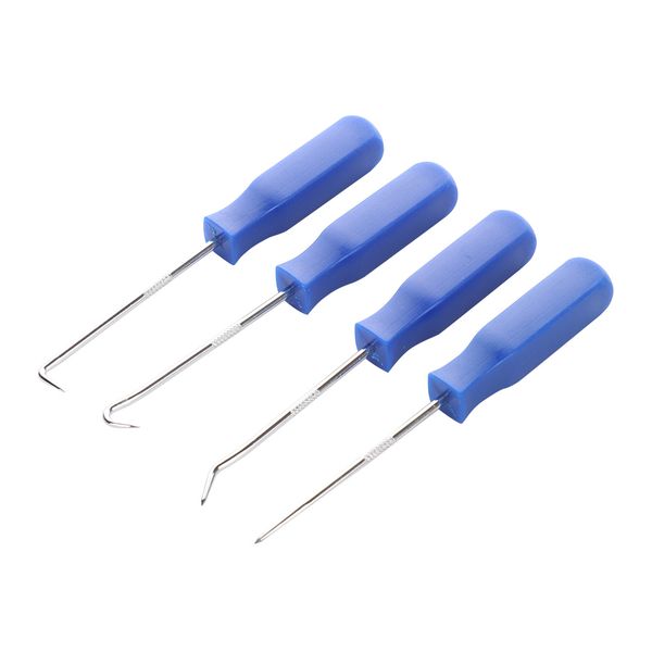 

4pcs auto car pick and hook set o ring oil seal gasket puller remover craft hand tool car remover tool set