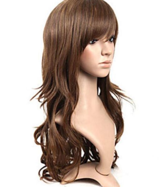 Ll 2948 Beautiful Long Dark Brown Big Spiral Wavy Women Wig Heat Party Hair Wig For Men Fun Wigs From Zhe78786 25 11 Dhgate Com