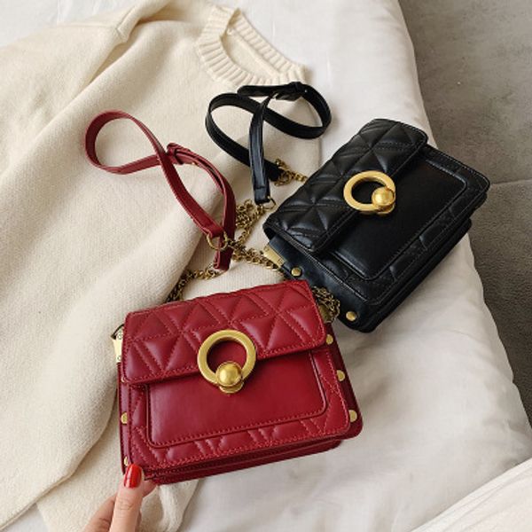 

women's bag 2020 new fashion wild rhombus messenger small square bag handbags women bags purse sac main femme