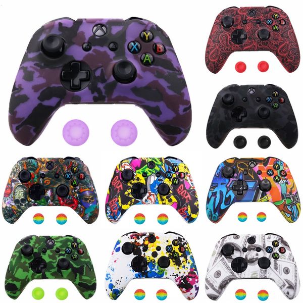 

y2w4j silicone thumb grips case handle cap protective grip stick mario ps4 ps3 xbox one switch pro game controller antiskid for design