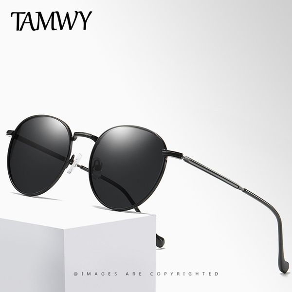 

tamwy brand design women cat eye sunglasses female retro style polarized glasses shades uv400 feminino t1988, White;black