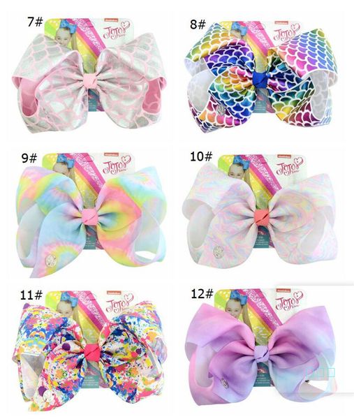 

baby girls jojo hair clip with cardboard cartoon grosgrain ribbon hairclip barrettes bowknot hairpins diy hair accessory gift a22501 2019, Slivery;white