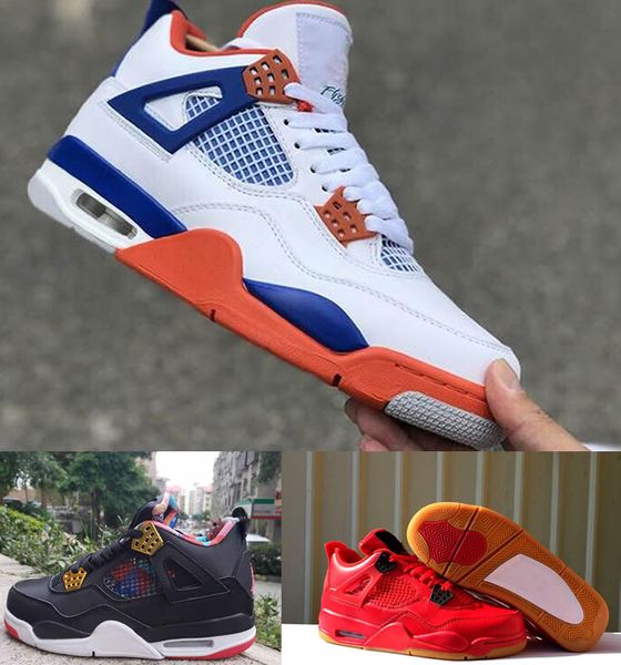 

Обувь для баскетбола Singles Day 4 Black Gum спортивная дизайнерская обувь Tattoo Gym Red Chicago Midnight Navy 4s, кроссовки спортивные, 40-47