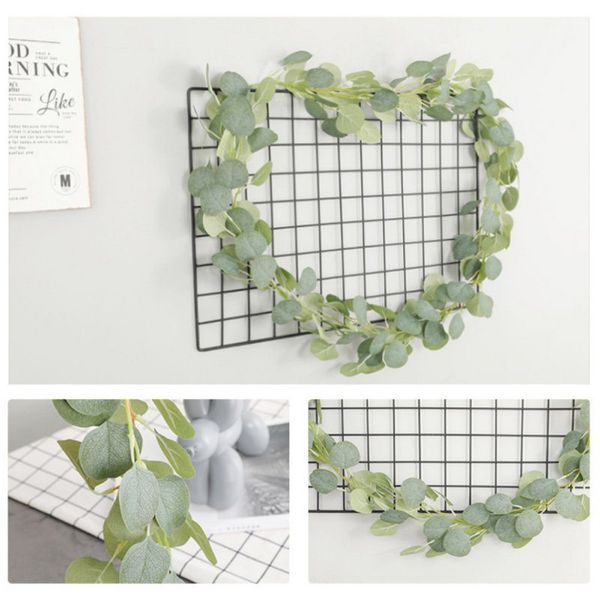 

1pcs artificial fake hanging vine plant leaves garland home garden wall decoration green wedding decoration drop shipping