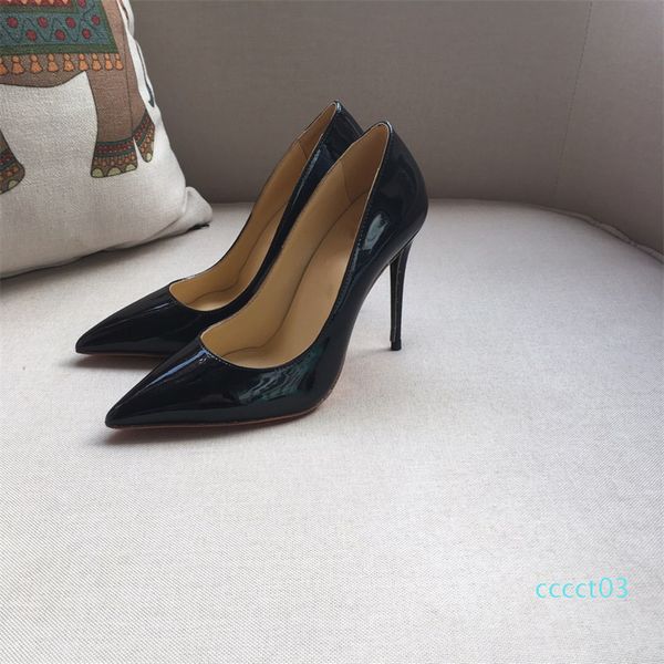 

designer red bottom high heels pumps shoes women genuine leather nude black red wedding shoes thin heels office lady ct03