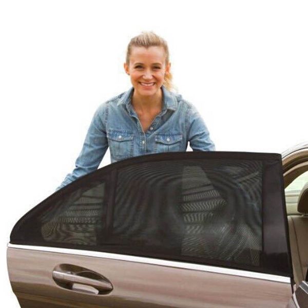 

1 pair car front side window sunshade mesh anti-uv baby kid pet protector sun shade cover dxy88