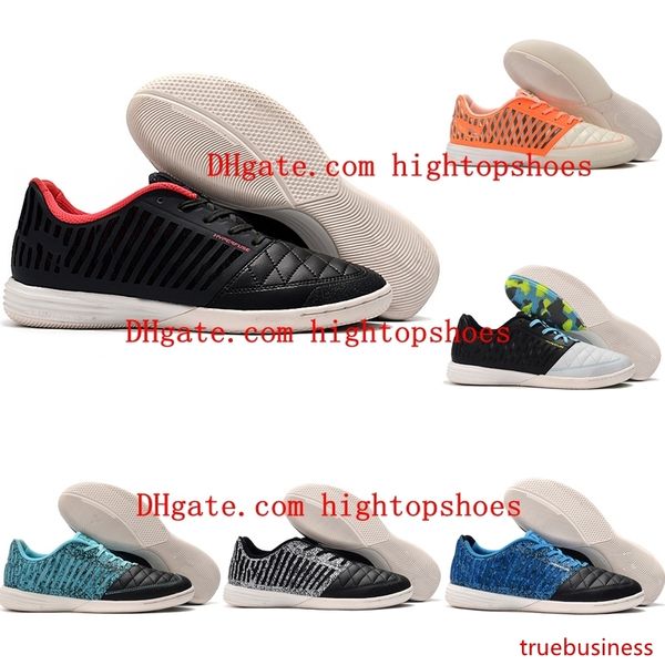 

2019 mens soccer cleats lunar gato ii ic indoor soccer shoes md leather skin football boots tacos de futbol