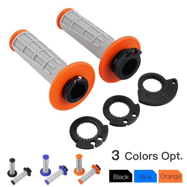 

motorcycle handlebar handle bar lock-on grip set for sx sx-f exc exc-f xc xc-f xc-w tpi six days 125 250 300 350 400 450 500