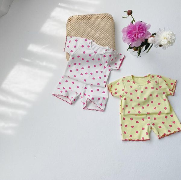 

2020 new wholesale baby girls 2pcs printed set футболка+ шорты летние детские костюмы для девочек 0-3 лет, White