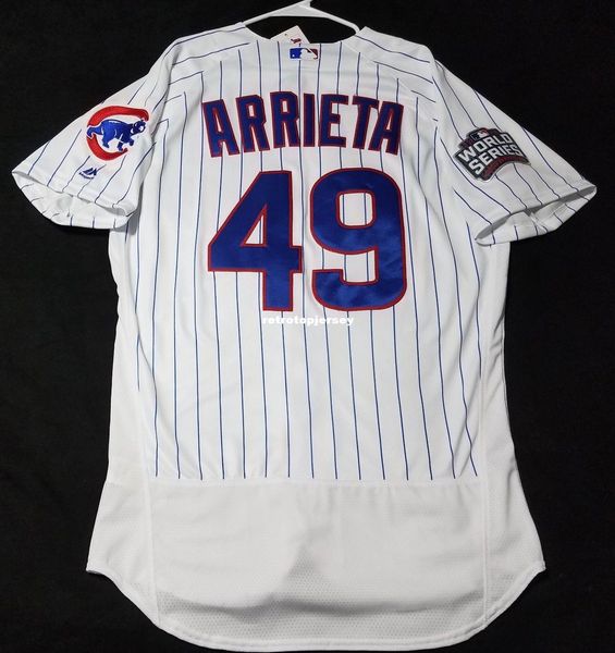 

majestic chicago #49 arrieta flex / cool base jersey mens stitched wholesale big and tall size xs-6xl baseball jerseys, Black;blue